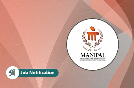 Manipal Academy Of Higher Education (MAHE) Manipal Invites Applications ...